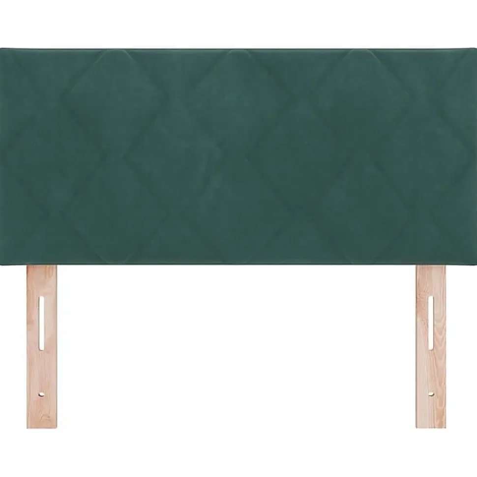 Tête de lit Vert foncé 90 cm Velours vidaXL
