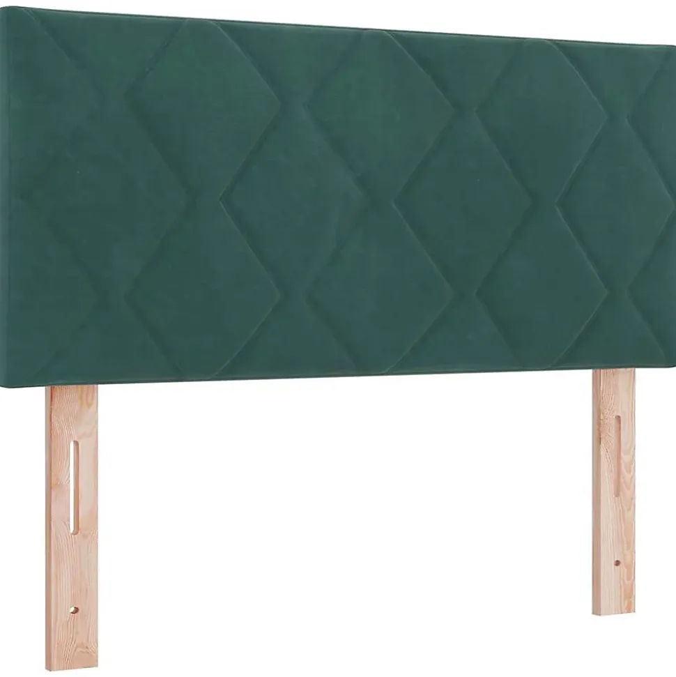 Tête de lit Vert foncé 90 cm Velours vidaXL