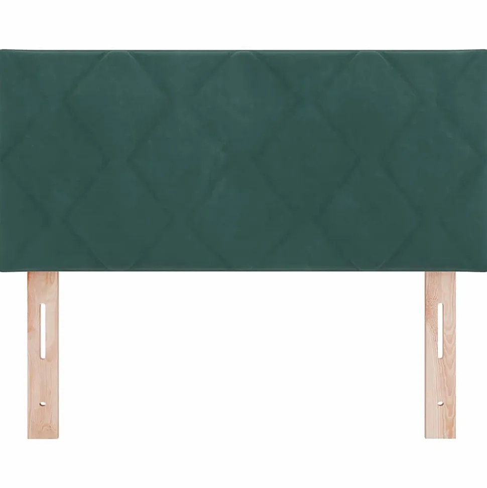 Tête de lit Vert foncé 90 cm Velours vidaXL