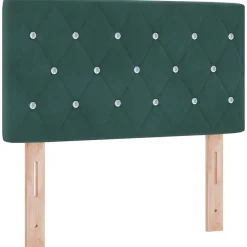 Tête de lit Vert foncé 80 cm Velours vidaXL