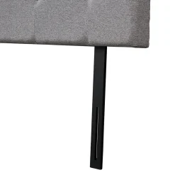Tête de lit 140x60 cm, Épaisseur 8 cm, gris