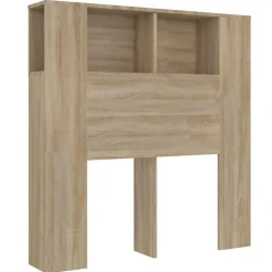 vidaXL Armoire de tête de lit Chêne sonoma 100x18,5x104,5 cm 811910.