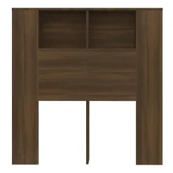 vidaXL Armoire de tête de lit Chêne marron 100x18,5x104,5 cm 817266.