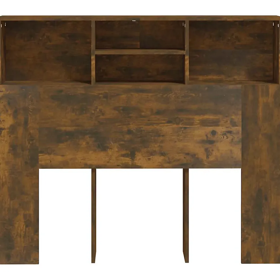 vidaXL Armoire de tête de lit Chêne marron 100x19x103,5 cm