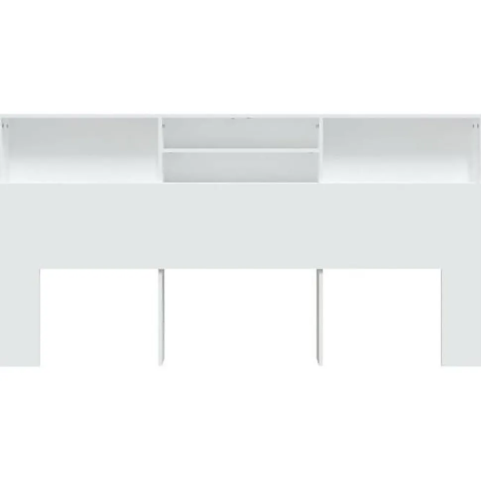 vidaXL Armoire de Tête de Lit Murale Meuble de Chambre à Coucher Tête de Lit avec Rangement Accessoire de Lit Intérieur 811889