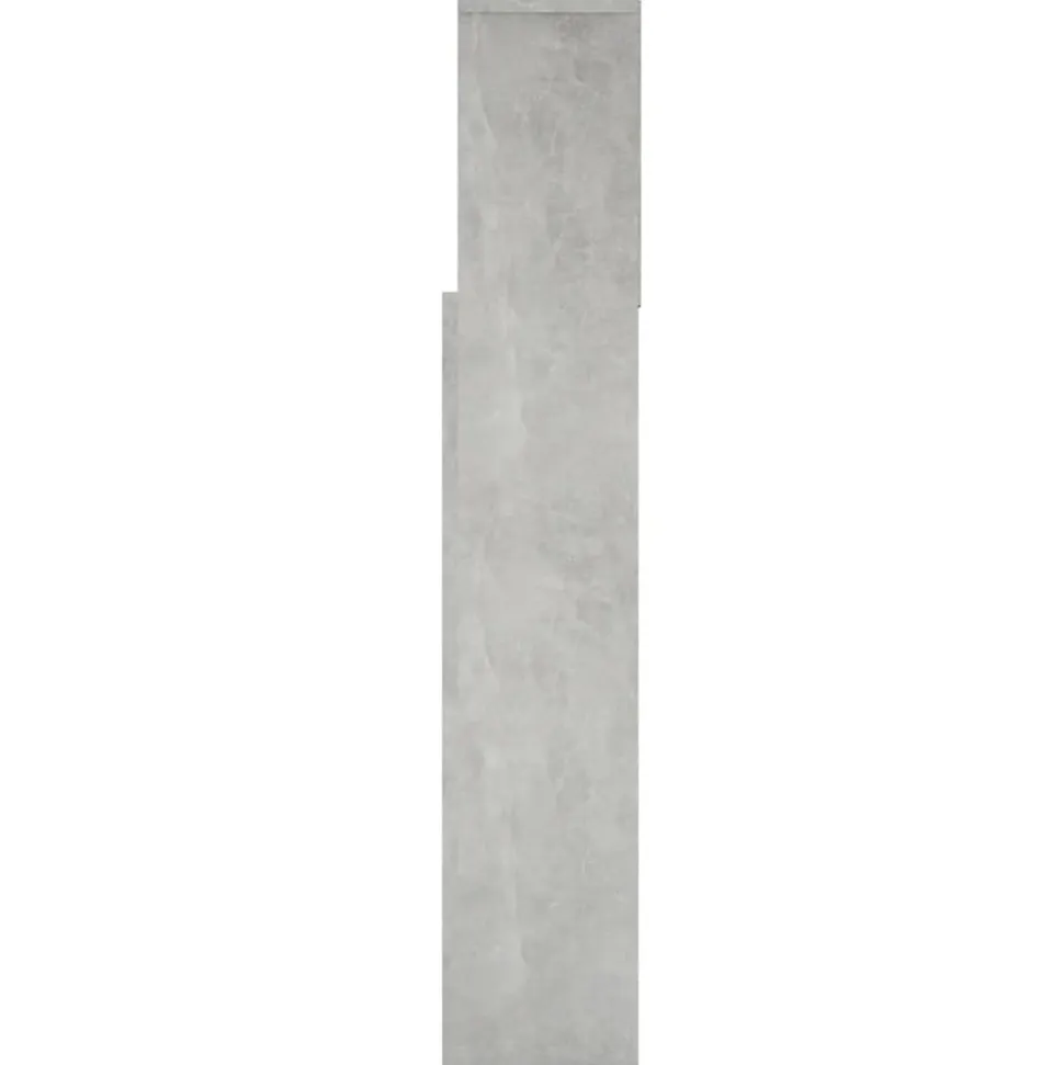 vidaXL Armoire de tête de lit Gris béton 160x19x103,5 cm 811875