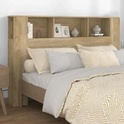 vidaXL Armoire de tête de lit Chêne sonoma 160x18,5x104,5 cm 811937