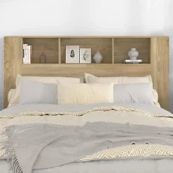 vidaXL Armoire de tête de lit Chêne sonoma 160x18,5x104,5 cm 811937