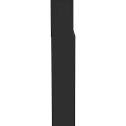 vidaXL Armoire de tête de lit Noir 200x19x103,5 cm 811890