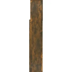 vidaXL Armoire de tête de lit Chêne fumé 160x19x103,5 cm 817252