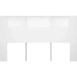 vidaXL Armoire de tête de lit Blanc 180x18,5x104,5 cm 811943