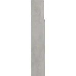 vidaXL Armoire de tête de lit Gris béton 220x19x103,5 cm 811902