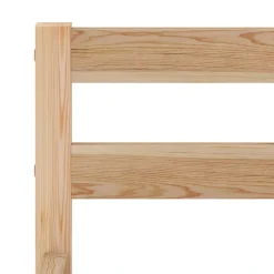 vidaXL Cadre de lit Bois de pin massif 100 x 200 cm