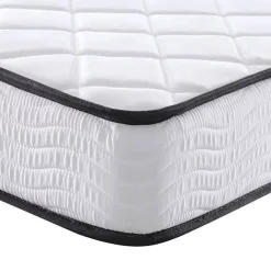 vidaXL Matelas en mousse moyennement doux 200x200 cm 373039