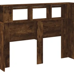 vidaXL Tête de Lit à LED, Tête de Cadre de Lit, Accessoire de Lit Double, Meuble de Chambre à Coucher Maison Intérieur, 837348