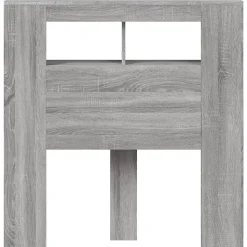 vidaXL Tête de Lit à LED, Tête de Cadre de Lit, Accessoire de Lit Simple, Meuble de Chambre à Coucher Maison Intérieur, 837335