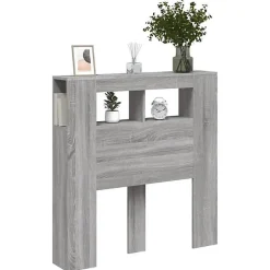 vidaXL Tête de Lit à LED, Tête de Cadre de Lit, Accessoire de Lit Simple, Meuble de Chambre à Coucher Maison Intérieur, 837335