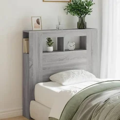 vidaXL Tête de Lit à LED, Tête de Cadre de Lit, Accessoire de Lit Simple, Meuble de Chambre à Coucher Maison Intérieur, 837335