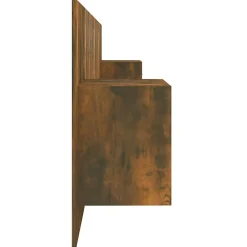 vidaXL Tête de lit avec armoires Chêne fumé Bois d'ingénierie 3115737