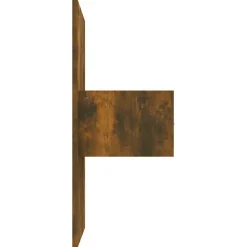 vidaXL Tête de lit avec armoires Chêne fumé Bois d'ingénierie 3115681