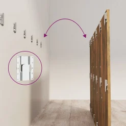 vidaXL Tête de lit avec armoires Chêne fumé Bois d'ingénierie 3115729