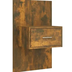 vidaXL Tête de lit avec armoires Chêne fumé Bois d'ingénierie 3115705