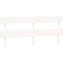 vidaXL Tête de lit Blanc 184x3x81 cm Bois massif de pin 819086