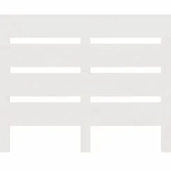 vidaXL Tête de lit Blanc 90x3x80 cm Bois massif de pin821328