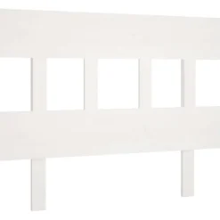 vidaXL Tête de lit Blanc 103,5x3x81 cm Bois massif de pin 819106