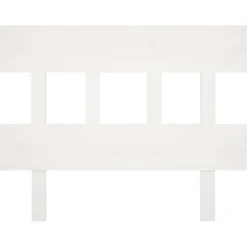 vidaXL Tête de lit Blanc 103,5x3x81 cm Bois massif de pin 819106