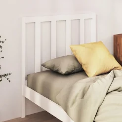 vidaXL Tête de lit Blanc 81x4x100 cm Bois massif de pin 817716