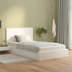 vidaXL Tête de lit Blanc 120x1,5x80 cm Bois d'ingénierie 811025