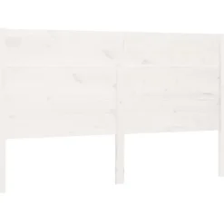 vidaXL Tête de lit Blanc 146x4x100 cm Bois massif de pin 818721