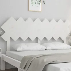 vidaXL Tête de lit Blanc 159,5x3x80,5 cm Bois massif de pin 819231