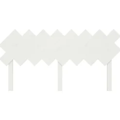 vidaXL Tête de lit Blanc 159,5x3x80,5 cm Bois massif de pin 819231