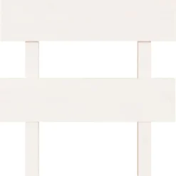 vidaXL Tête de lit Blanc 93,5x3x81 cm Bois massif de pin 819051