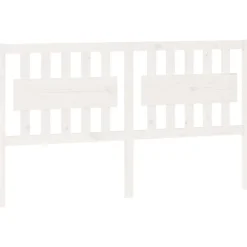 vidaXL Tête de lit Blanc 155,5x4x100 cm Bois massif de pin 818576