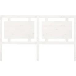 vidaXL Tête de lit Blanc 165,5x4x100 cm Bois massif de pin 817951
