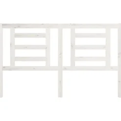 vidaXL Tête de lit Blanc 166x4x100 cm Bois de pin massif 818831