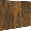 vidaXL Tête de lit Chêne fumé 120x1,5x80 cm Bois d'ingénierie 816970