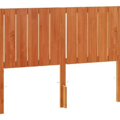 vidaXL Tête de lit cire marron 135 cm bois massif de pin 844343