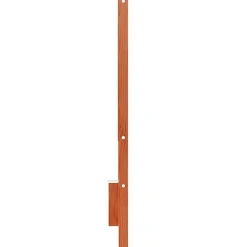 vidaXL Tête de lit cire marron 135 cm bois massif de pin 844343