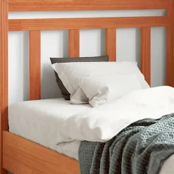 vidaXL Tête de lit cire marron 100 cm bois massif de pin 844178