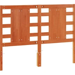 vidaXL Tête de lit cire marron 135 cm bois massif de pin 844333