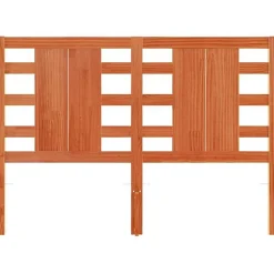 vidaXL Tête de lit cire marron 135 cm bois massif de pin 844333