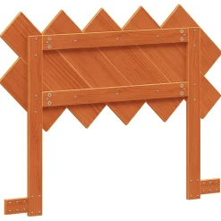 vidaXL Tête de lit cire marron 100 cm bois massif de pin 844381