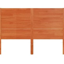 vidaXL Tête de lit cire marron 135 cm bois massif de pin 844323