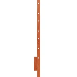 vidaXL Tête de lit cire marron 135 cm bois massif de pin 844323