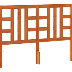 vidaXL Tête de lit cire marron 135 cm bois massif de pin 844190