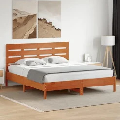 vidaXL Tête de lit cire marron 180 cm bois massif de pin 844448